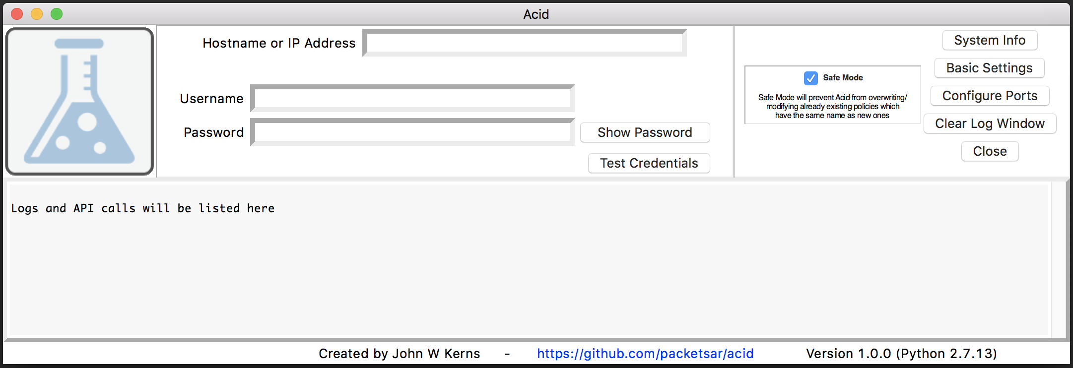 Github packetsar acid an application for initial setup and
